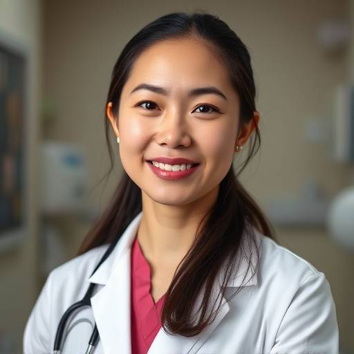 Portrait of Dr. Sarah Kim, Consulting Physician
